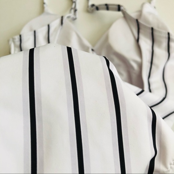 Cupshe Stay Strong White Swimsuit Wrap Front S - Picture 7 of 9